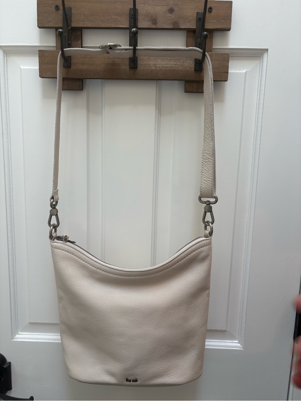 The Sak Pebbled Leather jasmine crossbody bucket bag - Picture 8 of 10